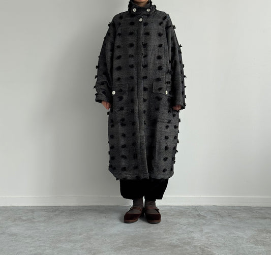 RIBBON EMBROIDERY COAT　BUNON  コート　通販　取扱店