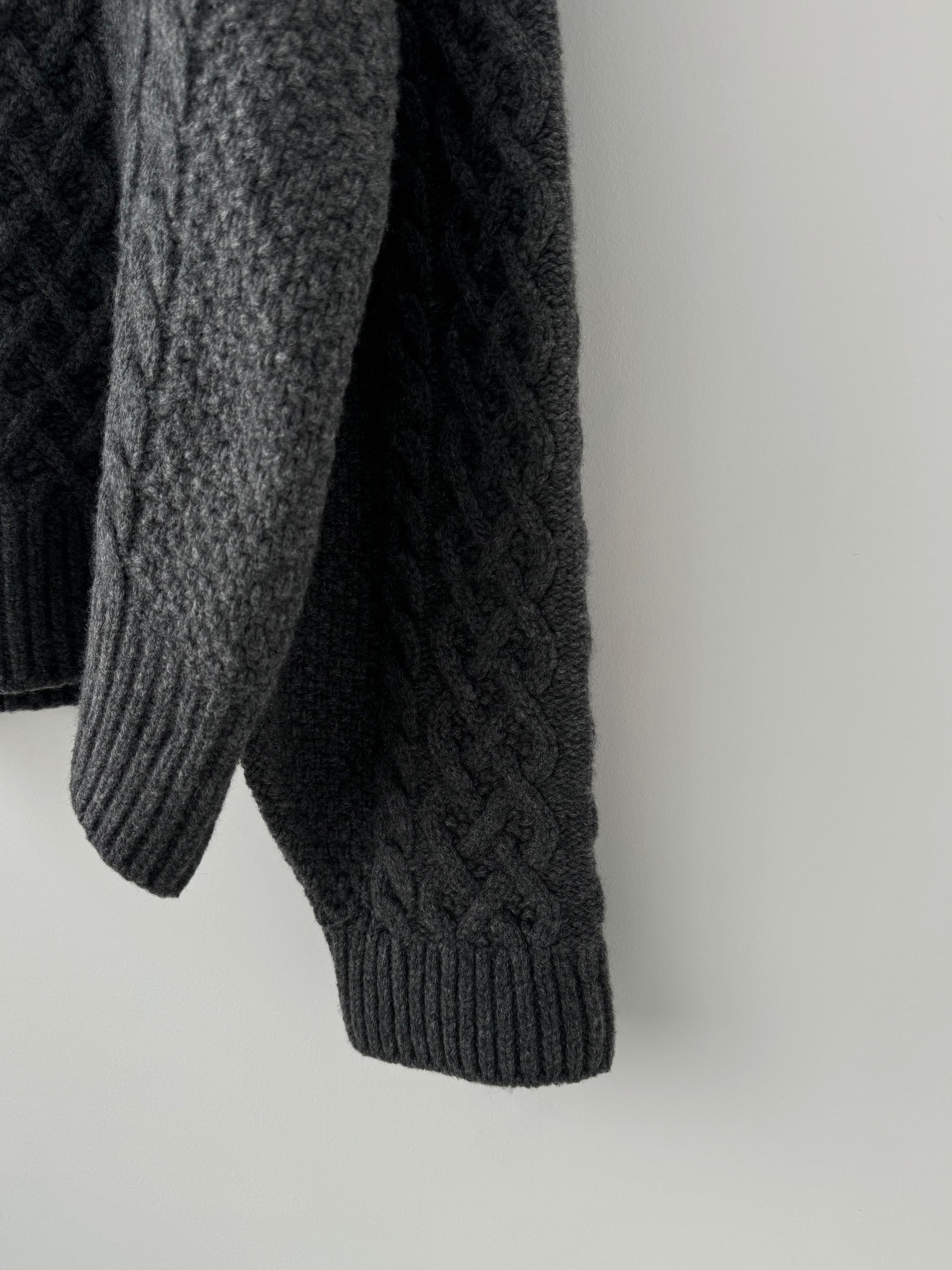 VOLUME SLEEVE ALAN KNIT PULLOVER　アランニット　TENNE HANDCRAFTED MODERN　通販　取扱店