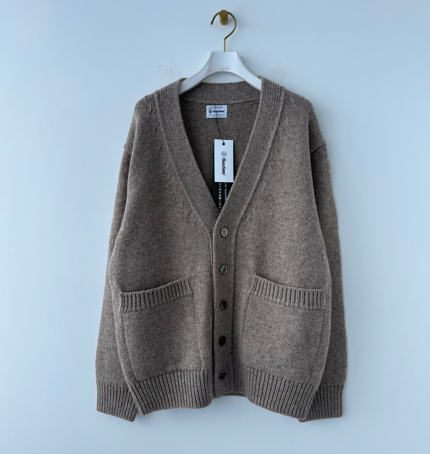 SOFT LAMB WOOL KNIT C/D (Size 1)　Yonetomi ニット　通販　取扱店