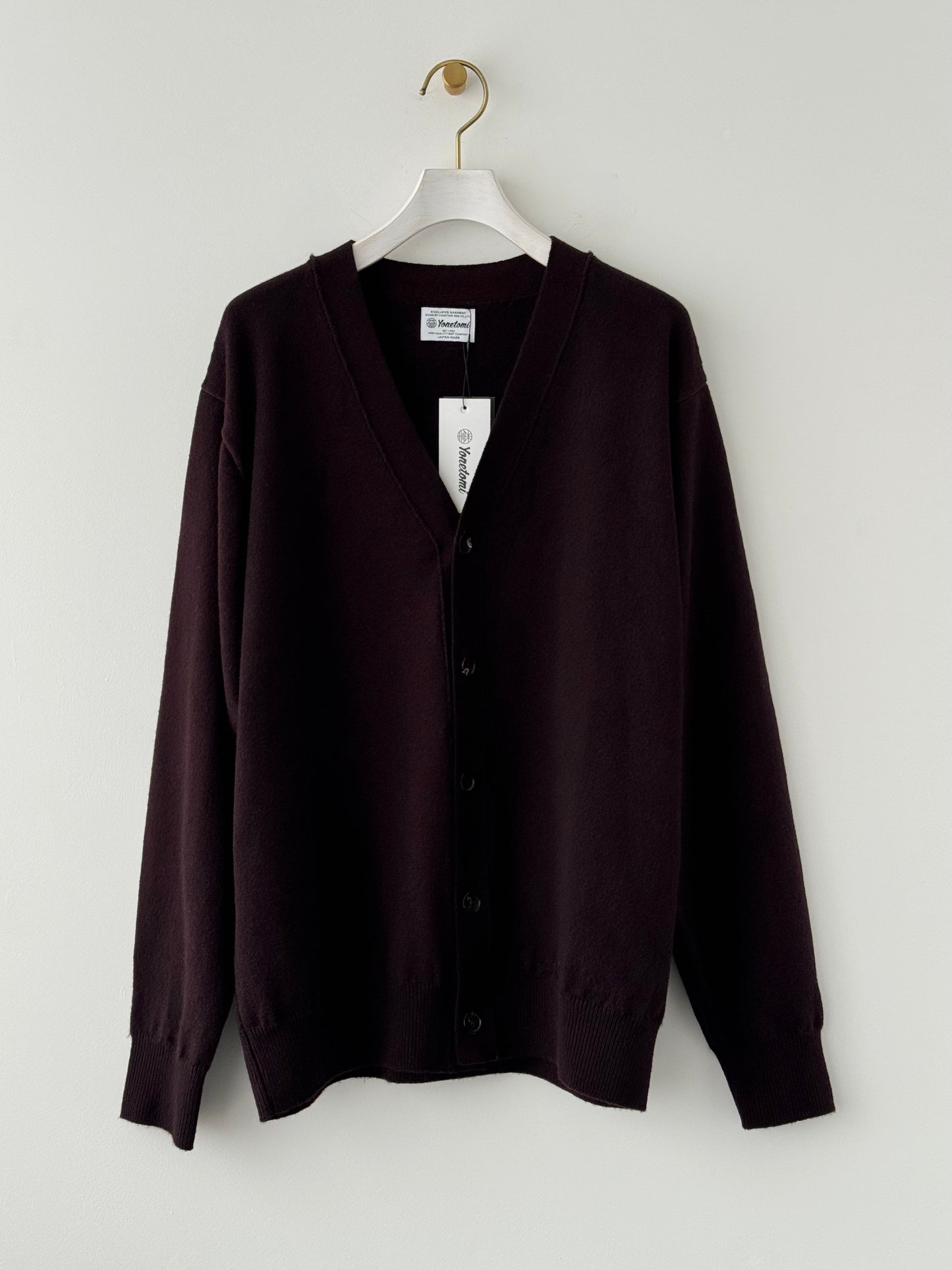 RIGID CASHMERE GARMENT DYED SWEATER C/D  Yonetomi 米富繊維　カシミヤ　通販　取扱店