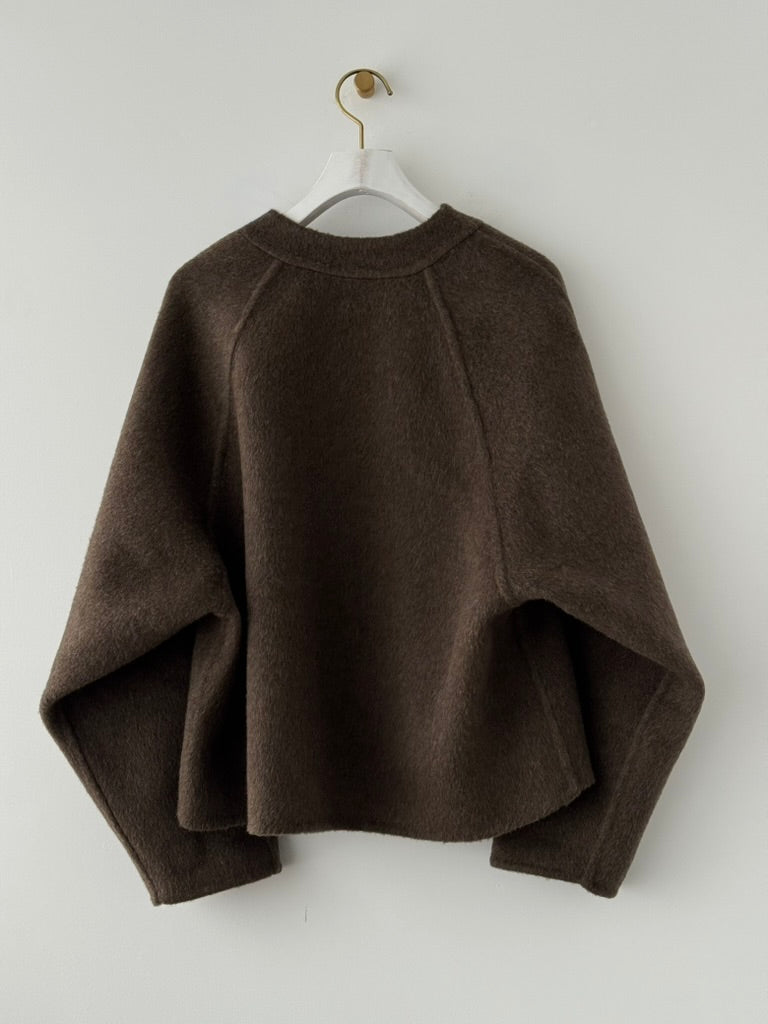 リバーシブルショートコート