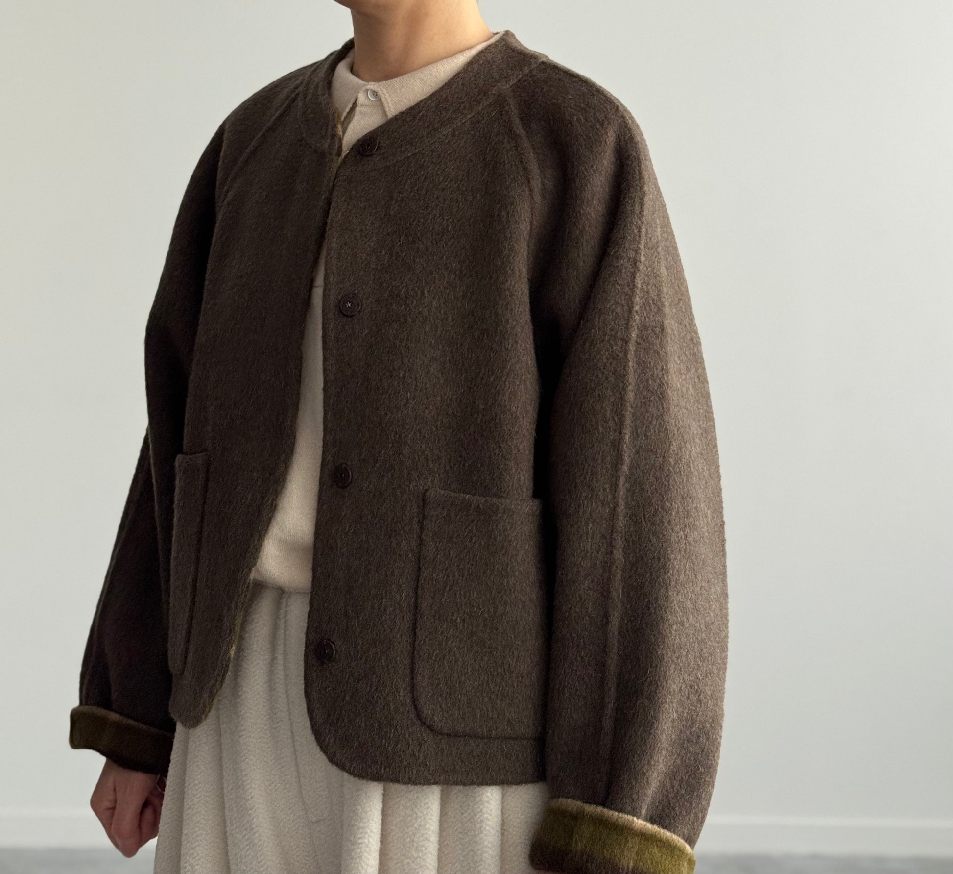 リバーシブルショートコート　Porter des boutons ポルテデブトン　通販　取扱店　広島