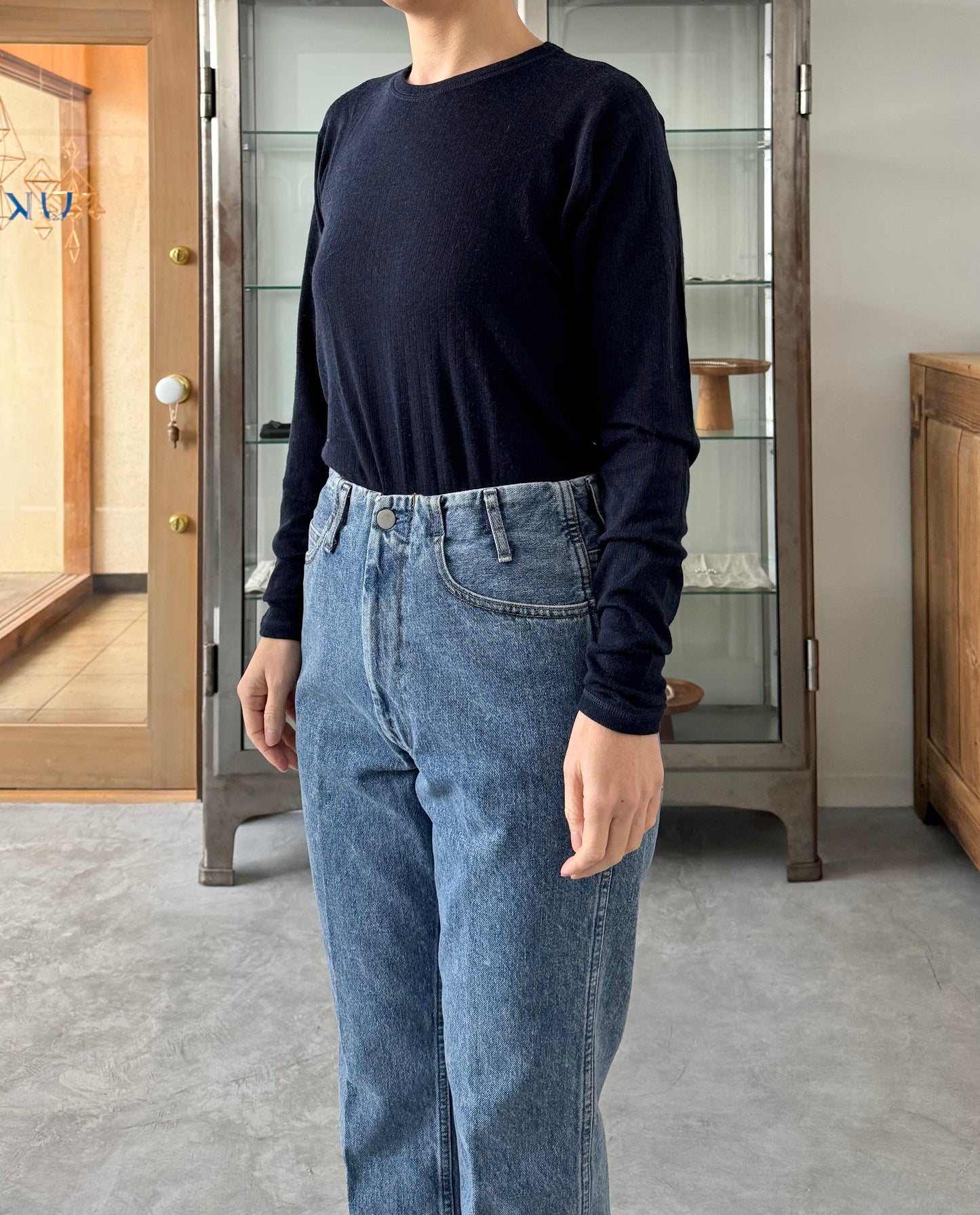 WOOL KIDS BASIC  BLOUSE (170)　JOHA 　ヨハ　キッズサイズ　ウールインナー 長袖　通販　取扱店