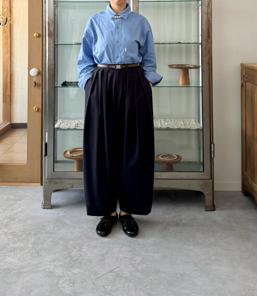 3 TUCK WIDE PANTS (COTTON)　ワイドパンツ TENNE HANDCRAFTED MODERN　通販　取扱店
