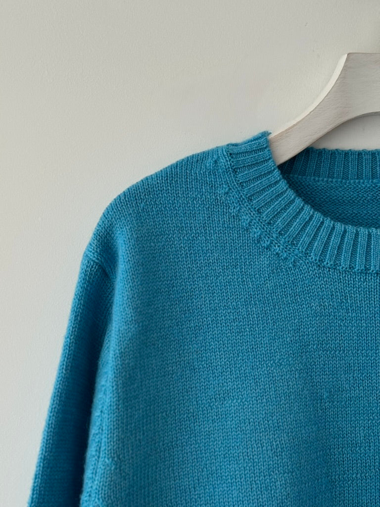 【DEADSTOCK YARN】Yonetomi SHETLAND WOOL SWEATER　通販　取扱店