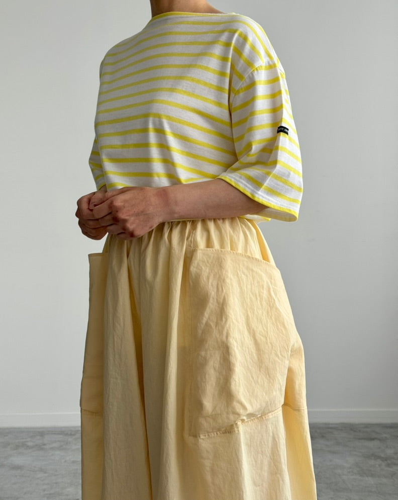 BIG POCKET CULOTTES (CREAM YELLOW)