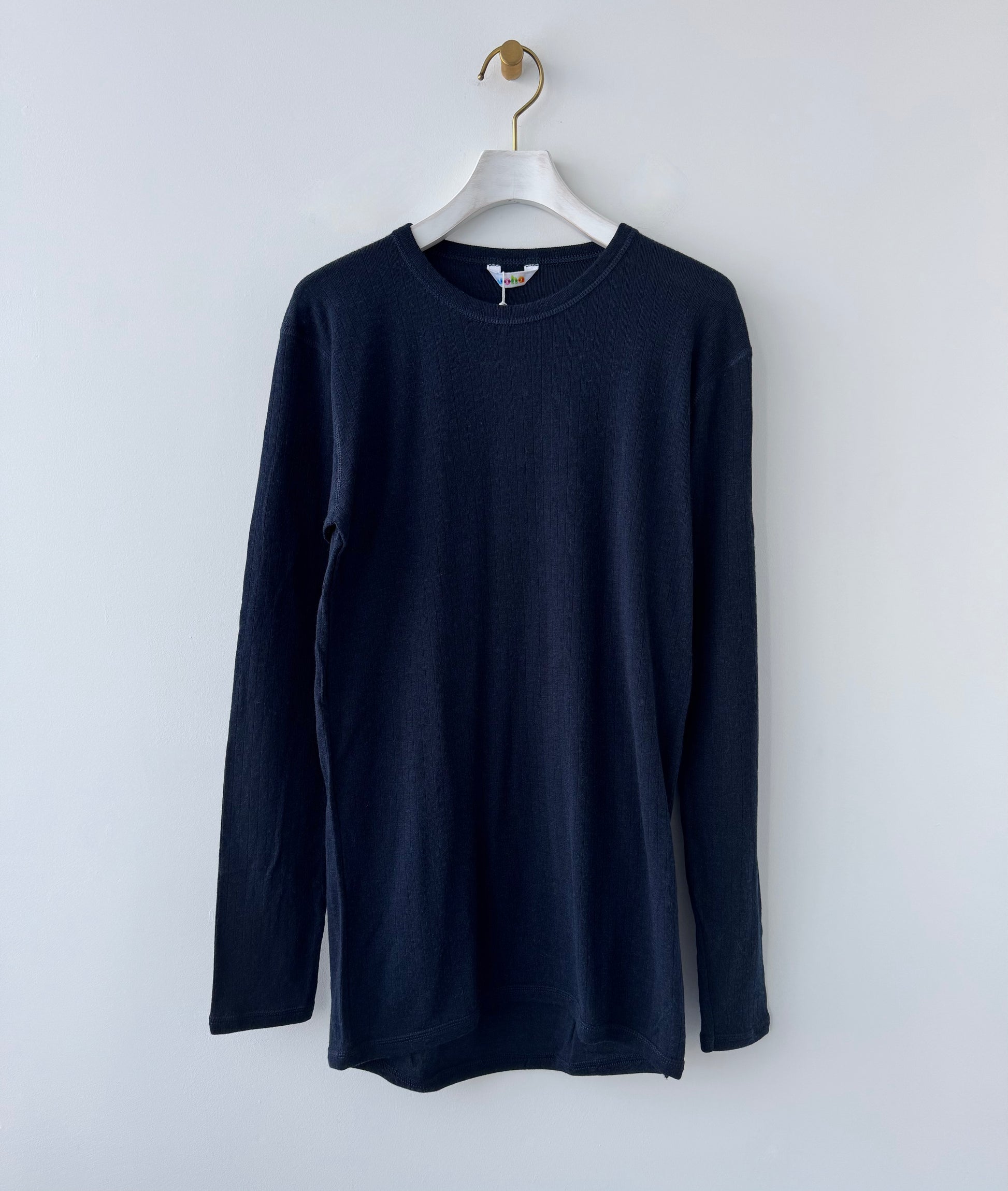 WOOL KIDS BASIC  BLOUSE (170)　JOHA 　ヨハ　キッズサイズ　ウールインナー 長袖　通販　取扱店