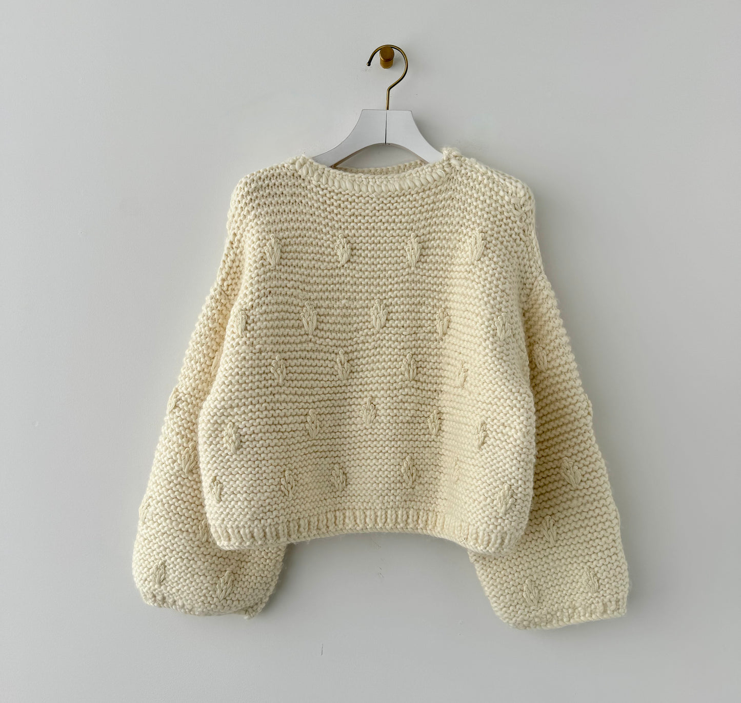 Hand Knit Embroidery Pullover　BUNON ニット　通販　取扱店