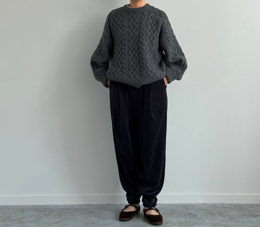 【土日セール】TENNE HANDCRAFTED MODERNシャーリングパンツ TENNE HANDCRAFTED MODERN テンハンドクラフテッドモダン