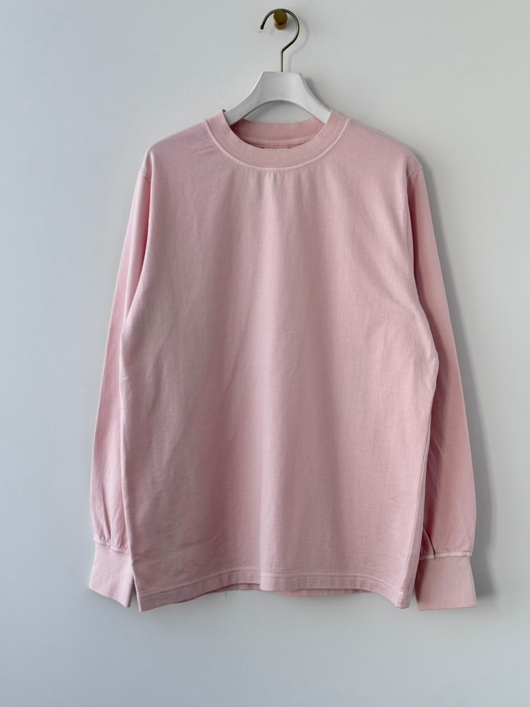 GARMENT DYED SOLID T-SHIRT (LONG SLEEVE) Yonetomi 米富繊維　長袖Tシャツ　通販　取扱店