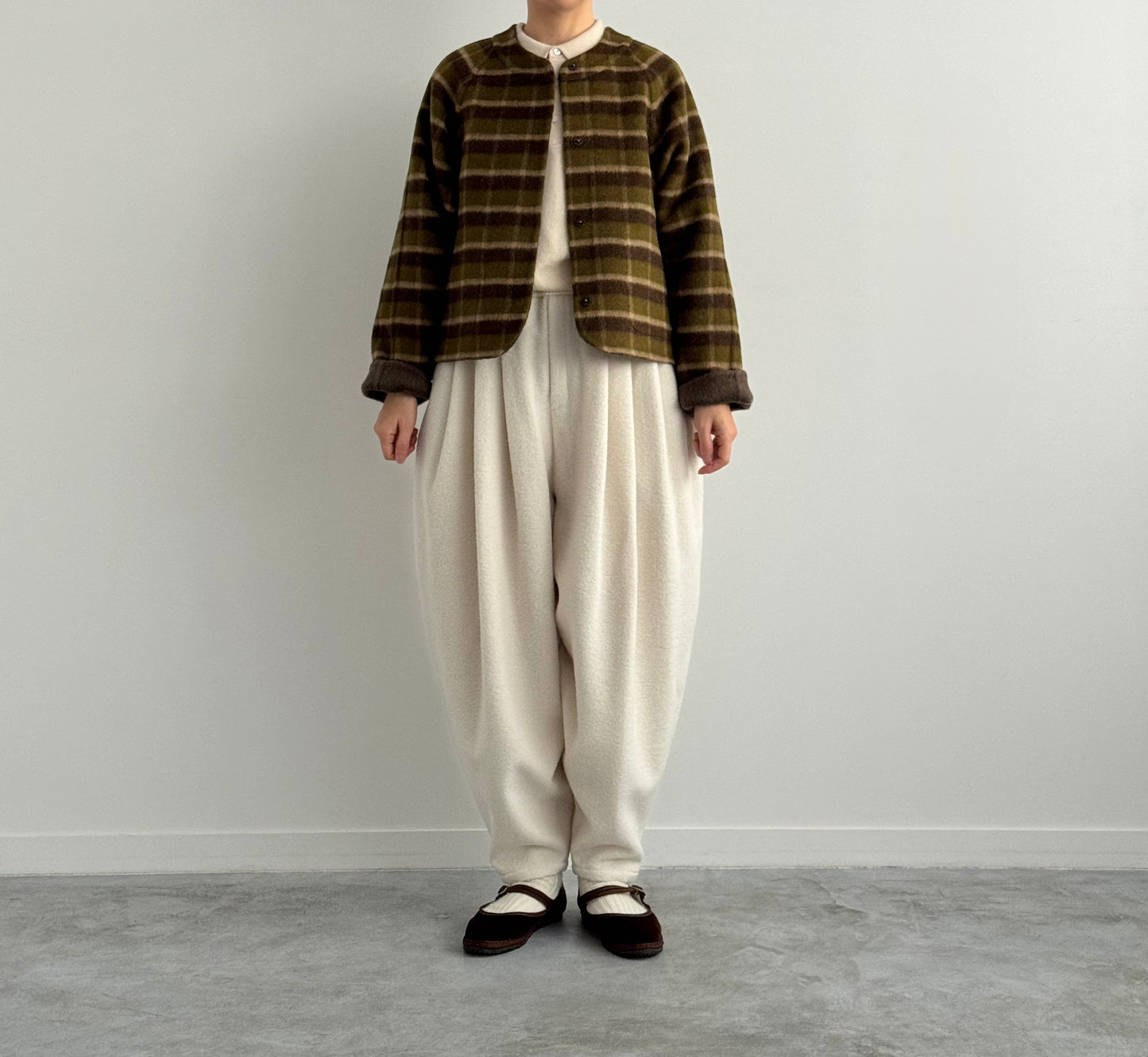 リバーシブルショートコート　Porter des boutons ポルテデブトン　通販　取扱店　広島