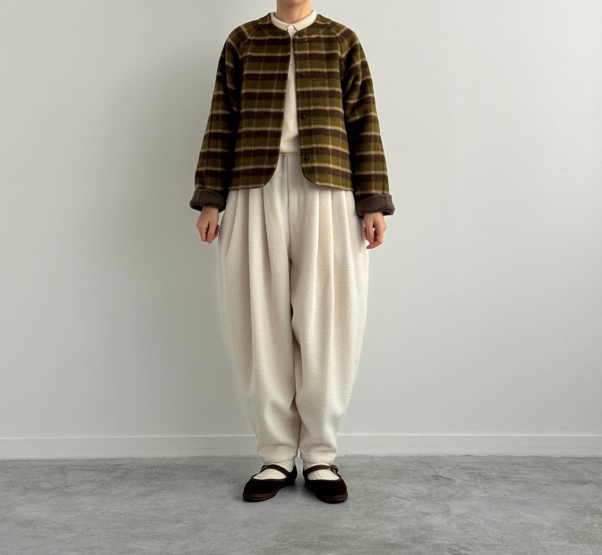 リバーシブルショートコート　Porter des boutons ポルテデブトン　通販　取扱店　広島