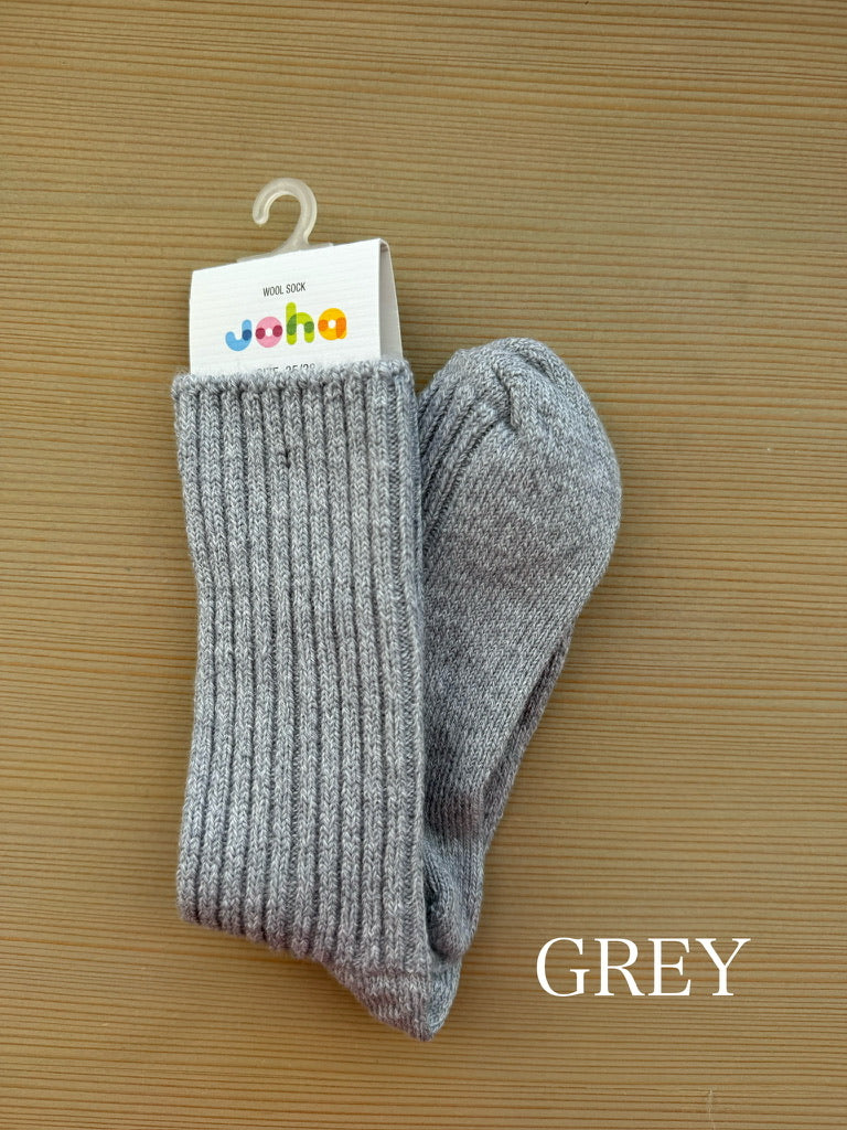 WOOL SOCKS (35/38)　ウールソックス　靴下　JOHA　通販　取扱店