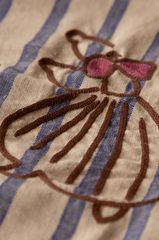 TASSEL SCARF (DANSE EMBROIDERY)　BUNON ブノン　スカーフ　通販　取扱店