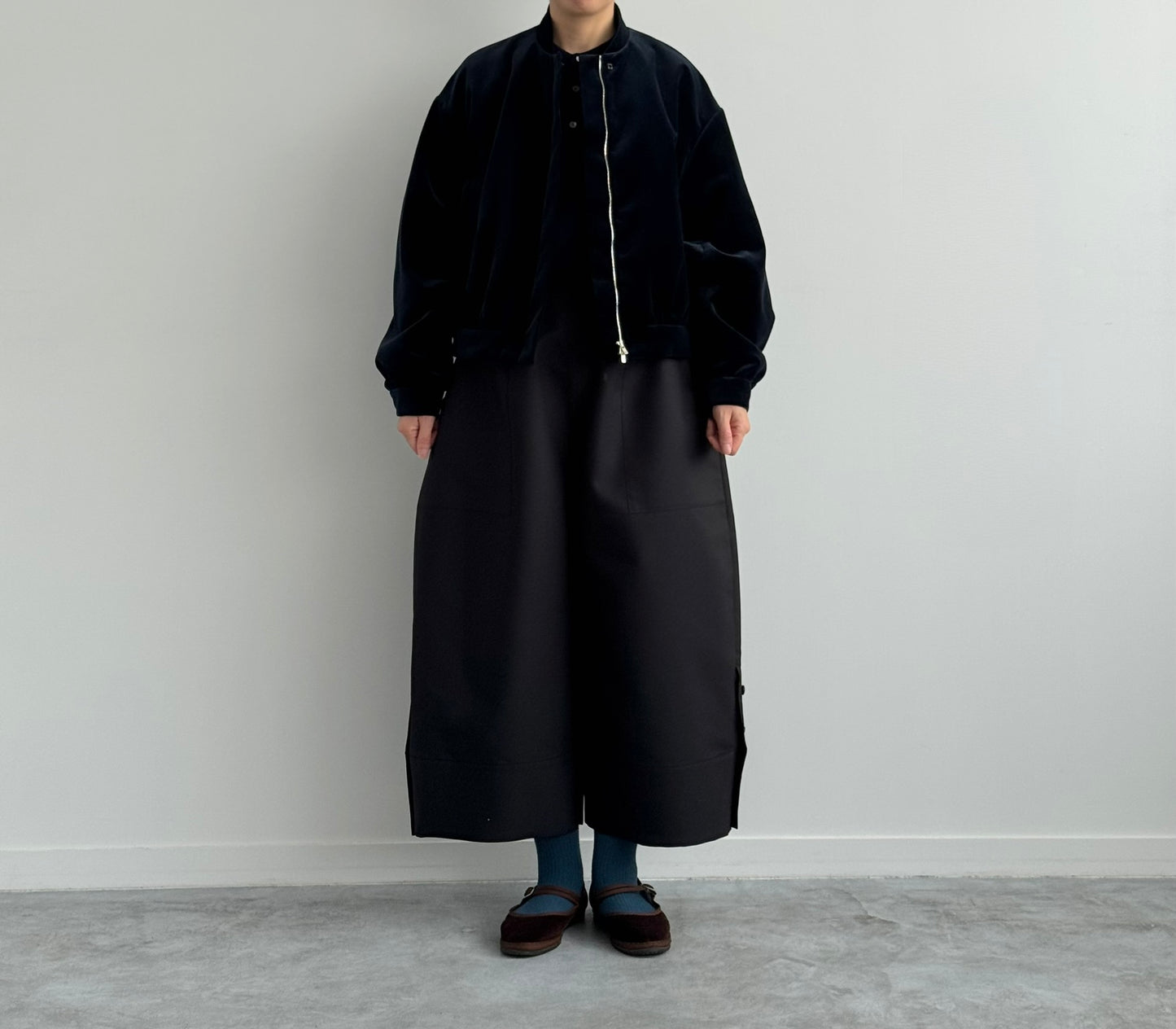 VELVET PADDED BLOUSON　TENNE HANDCRAFTED MODERN　ブルゾン　通販　取扱店