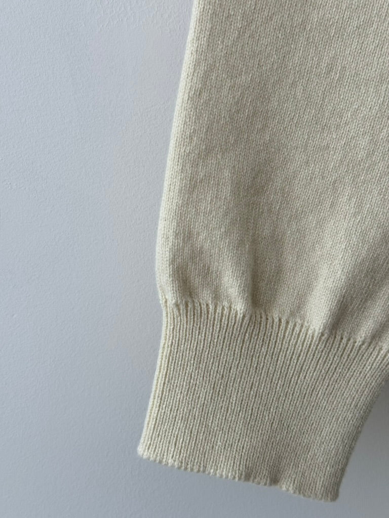RIGID CASHMERE SWEATER P/O ( RAW ) Yonetomi  カシミヤ　米富繊維　通販　取扱店