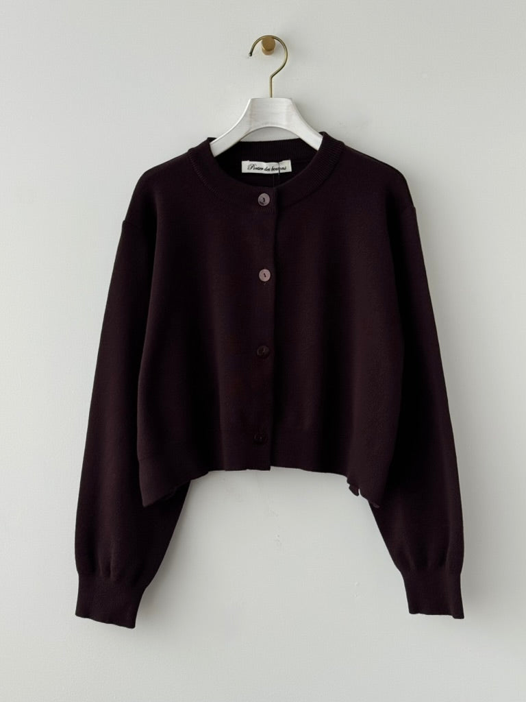 fondant ニットショートカーディガン　Porter des boutons ポルテデブトン　通販　取扱店