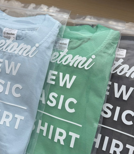 NEW BASIC GARMENT DYED T-SHIRT Yonetomi 米富繊維　Tシャツ　通販　取扱店