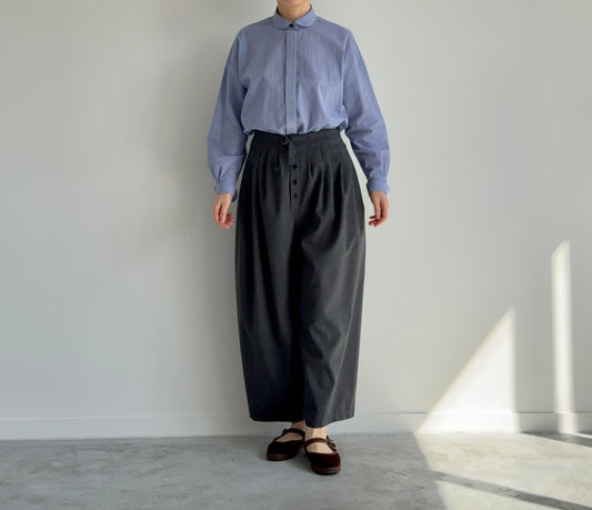 ラウンドカラーのSH　CHEVAL plus　シャツ　通販　取扱店