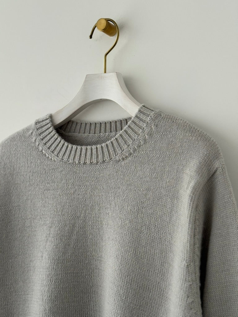 【DEADSTOCK YARN】Yonetomi SHETLAND WOOL SWEATER　通販　取扱店