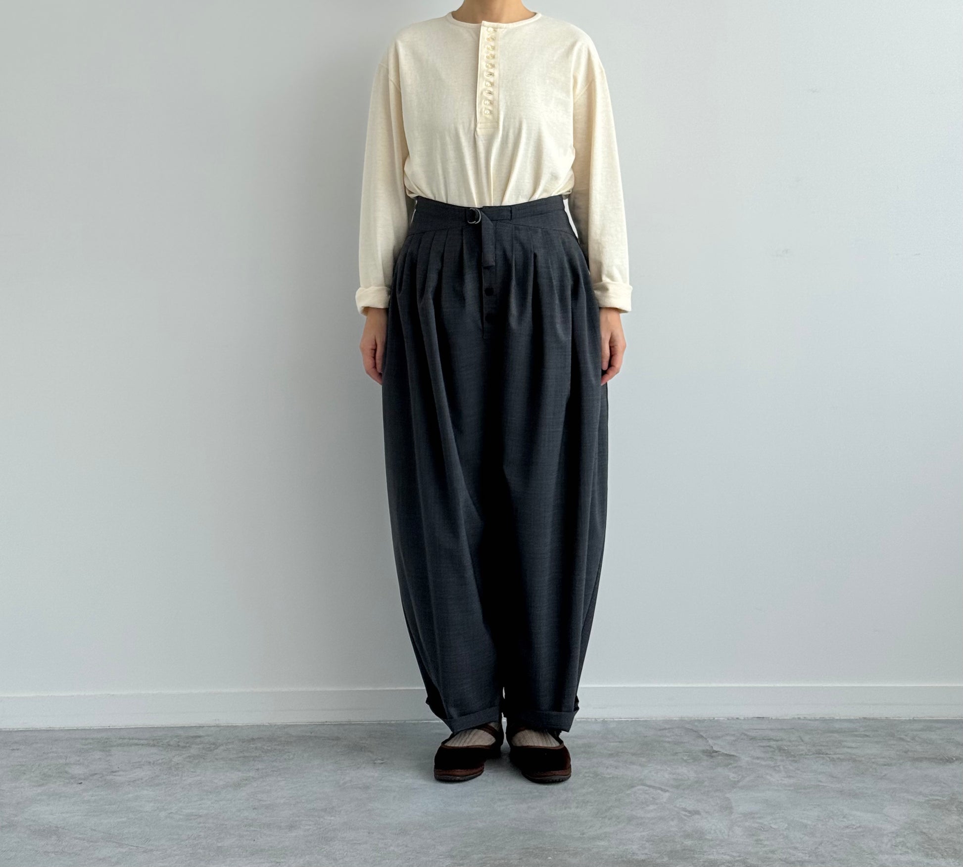 オーバルパンツTW　Porter des boutons　ポルテデブトン　通販　取扱店