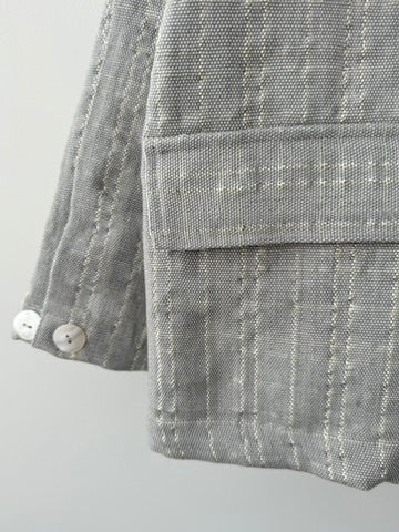 Kantha Over Jacket（LIGHT GRAY)　BUNON ジャケット　通販　取扱店