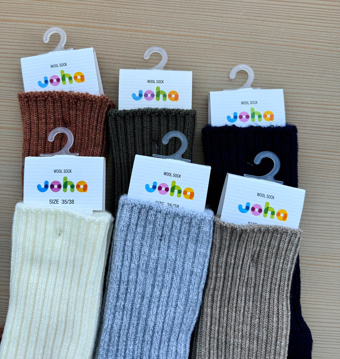 WOOL SOCKS (43/46)　ウールソックス　靴下　JOHA　通販　取扱店