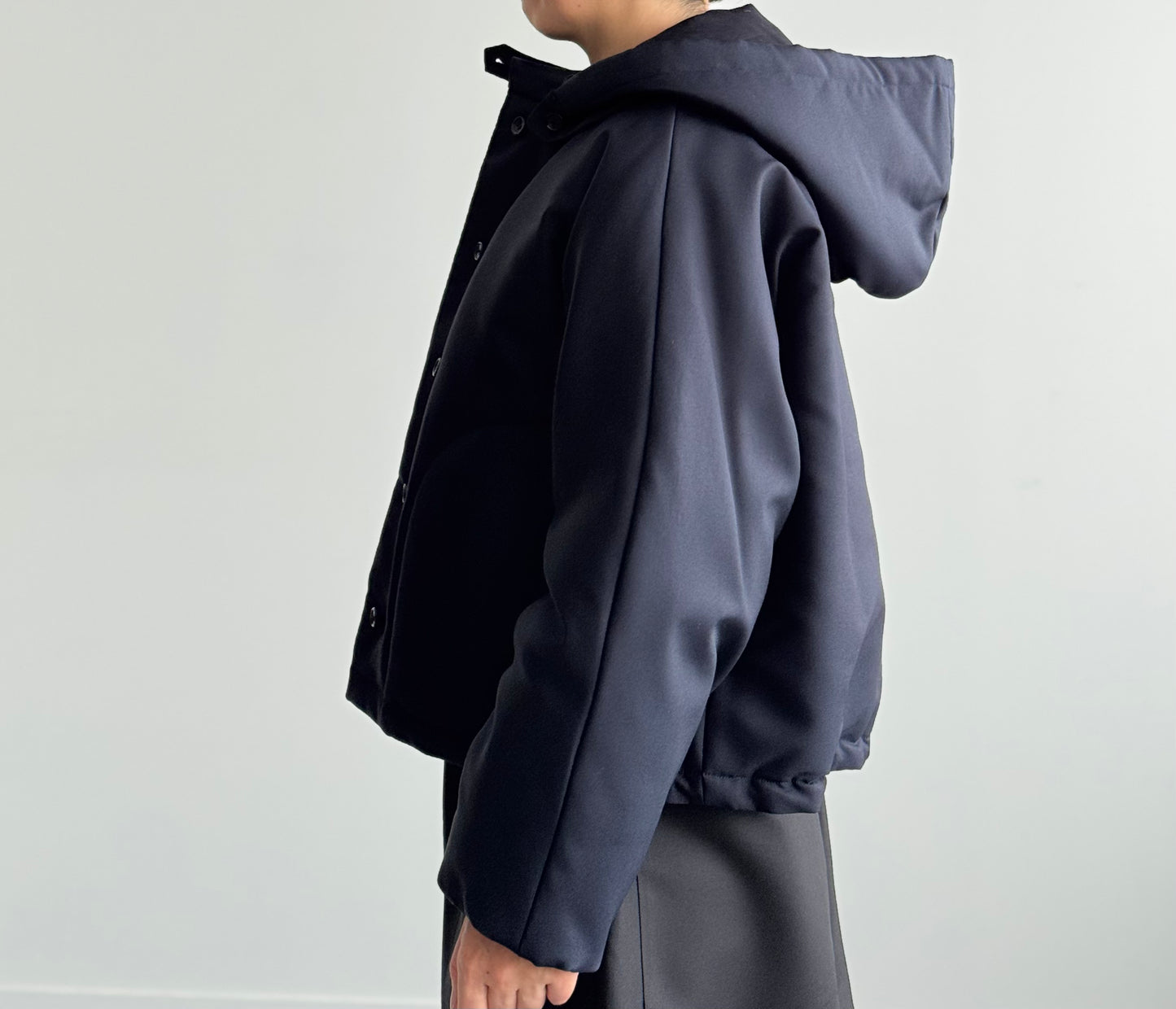 PADDED SHORT HOOD COAT