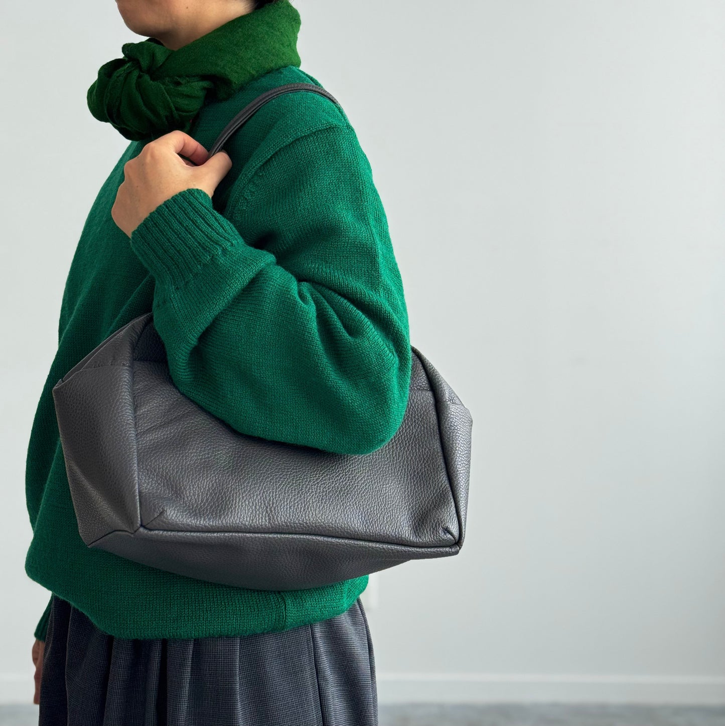 【DEADSTOCK YARN】Yonetomi SHETLAND WOOL SWEATER