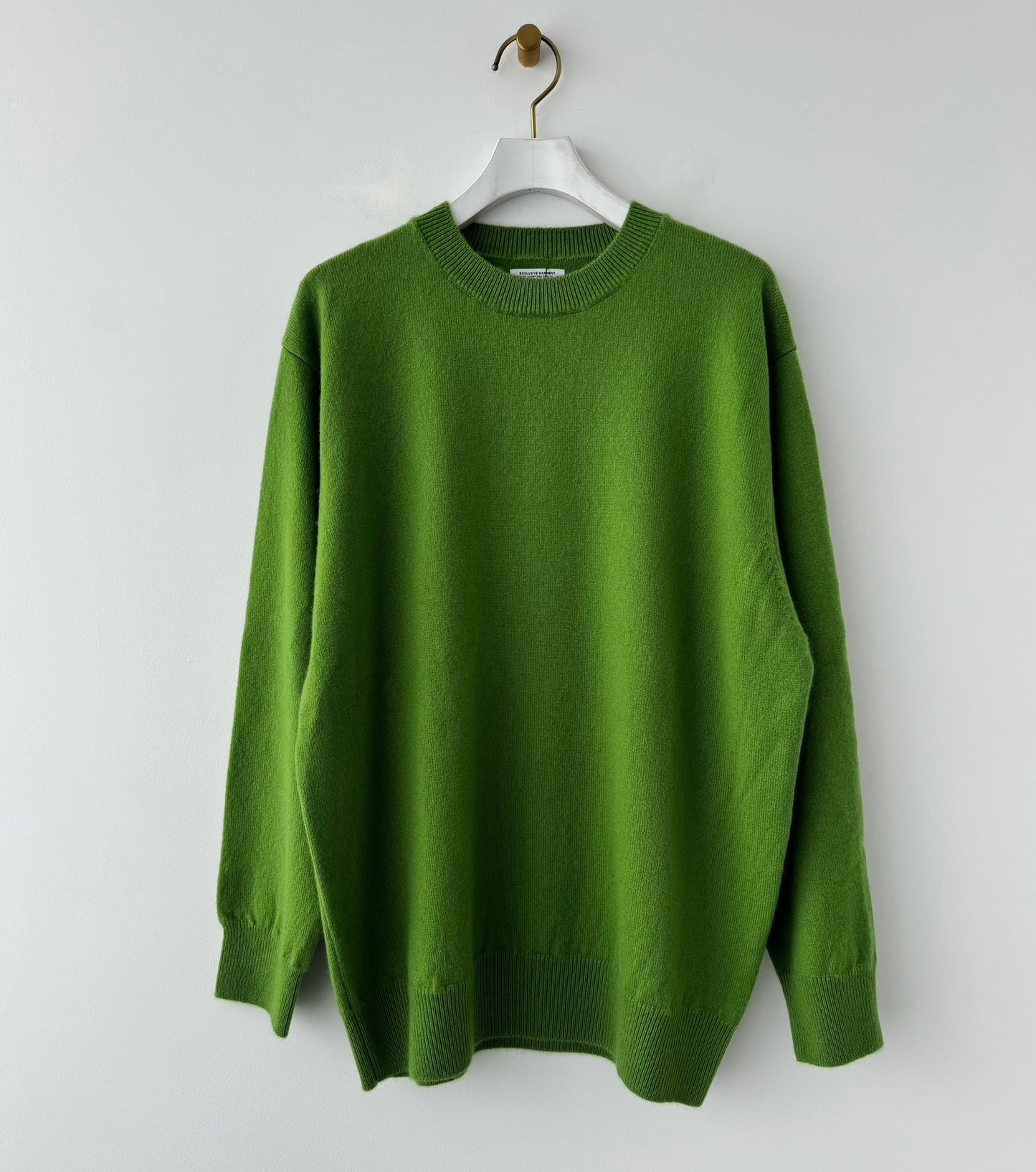 NEW BASIC CASHMERE KNIT PULL OVER  Yonetomi 米富繊維　カシミヤ　通販　取扱店