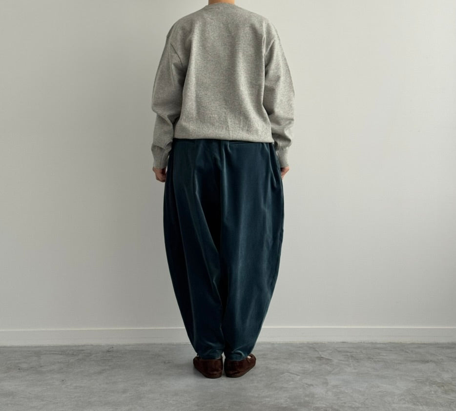 RIGID CASHMERE SWEATER P/O ( TOP GRAY ) Yonetomi  カシミヤ　米富繊維　通販　取扱店