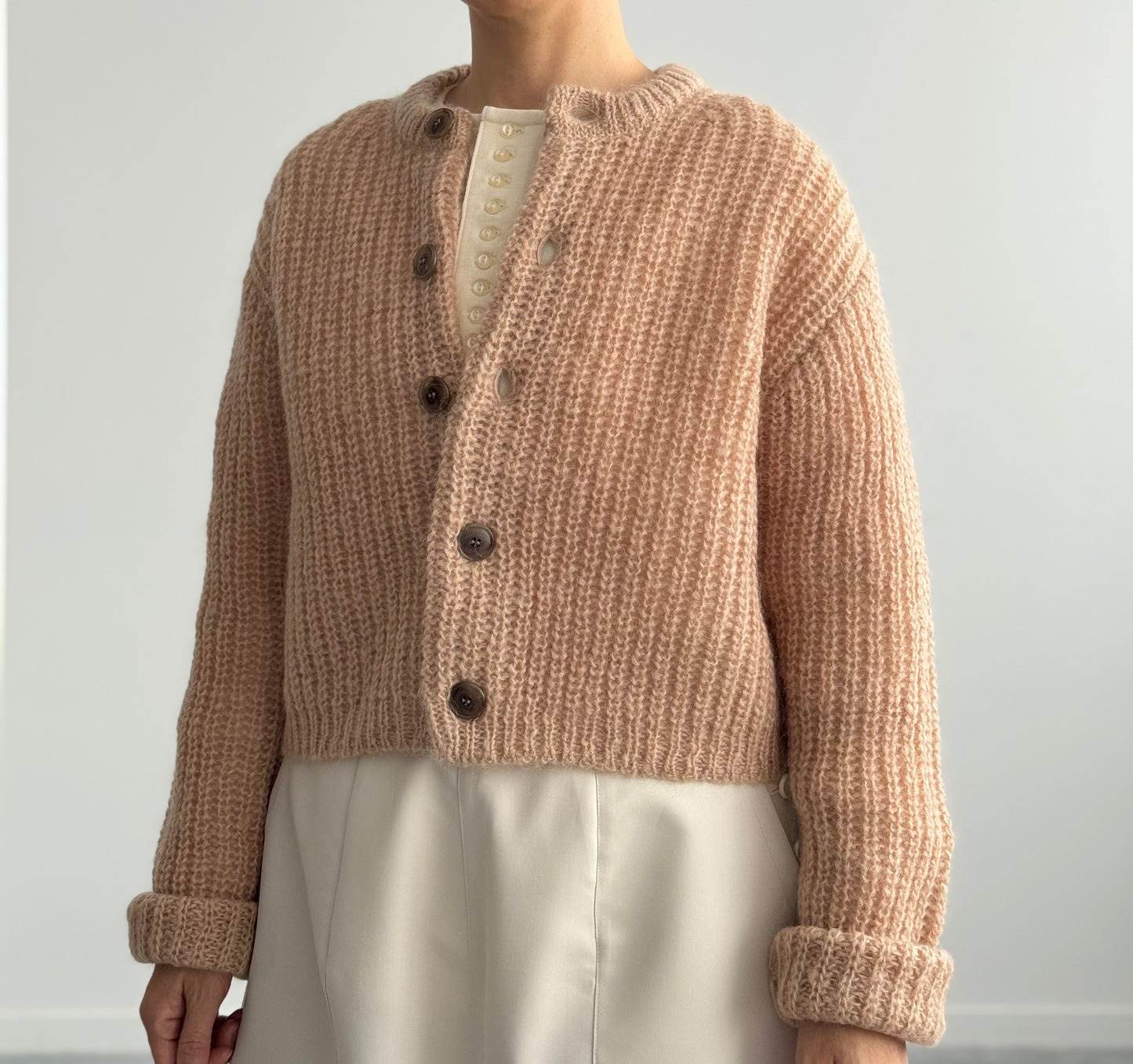SHORT CARDIGAN　MORIKA モヘアカーディガン 通販　取扱店