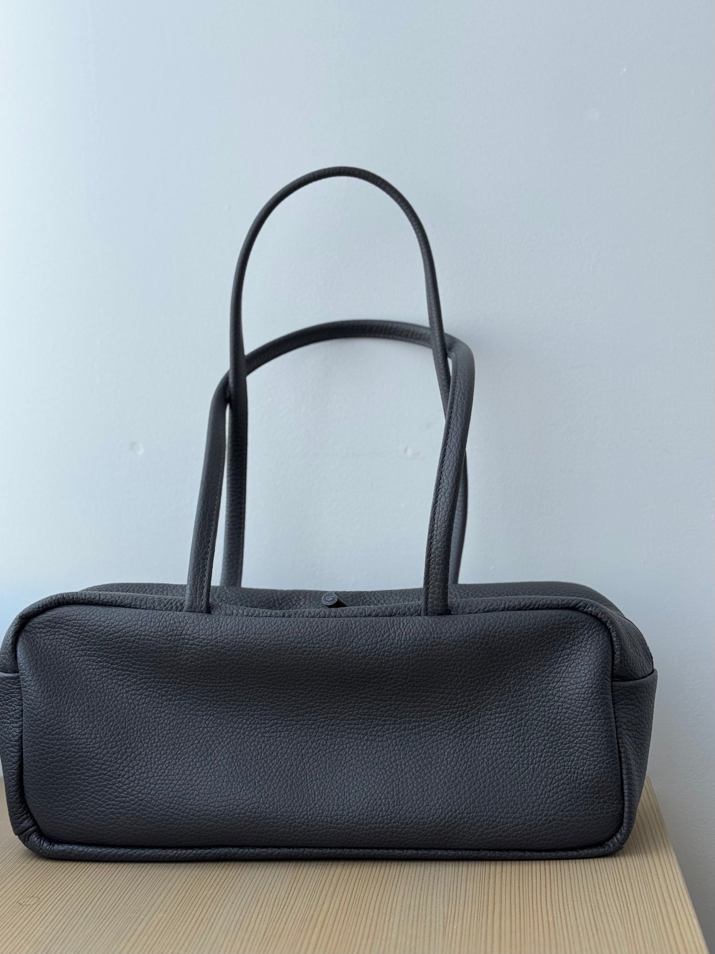 難あり a アー フルートバッグ ブラック レザー FLUTE BAG (シボ