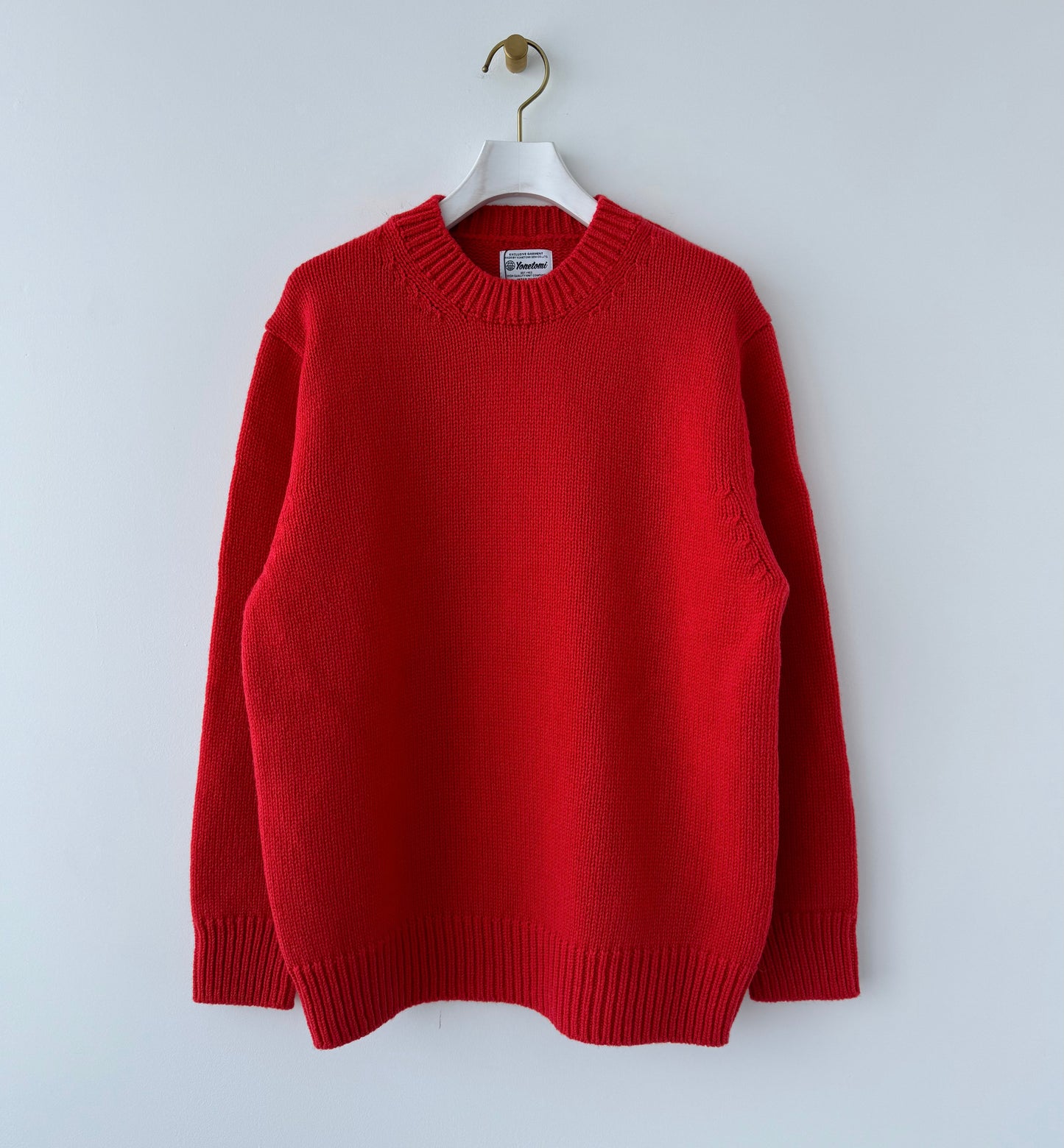 SOFT LAMB WOOL KNIT P/O (Size 1)　Yonetomi ニット　通販　取扱店