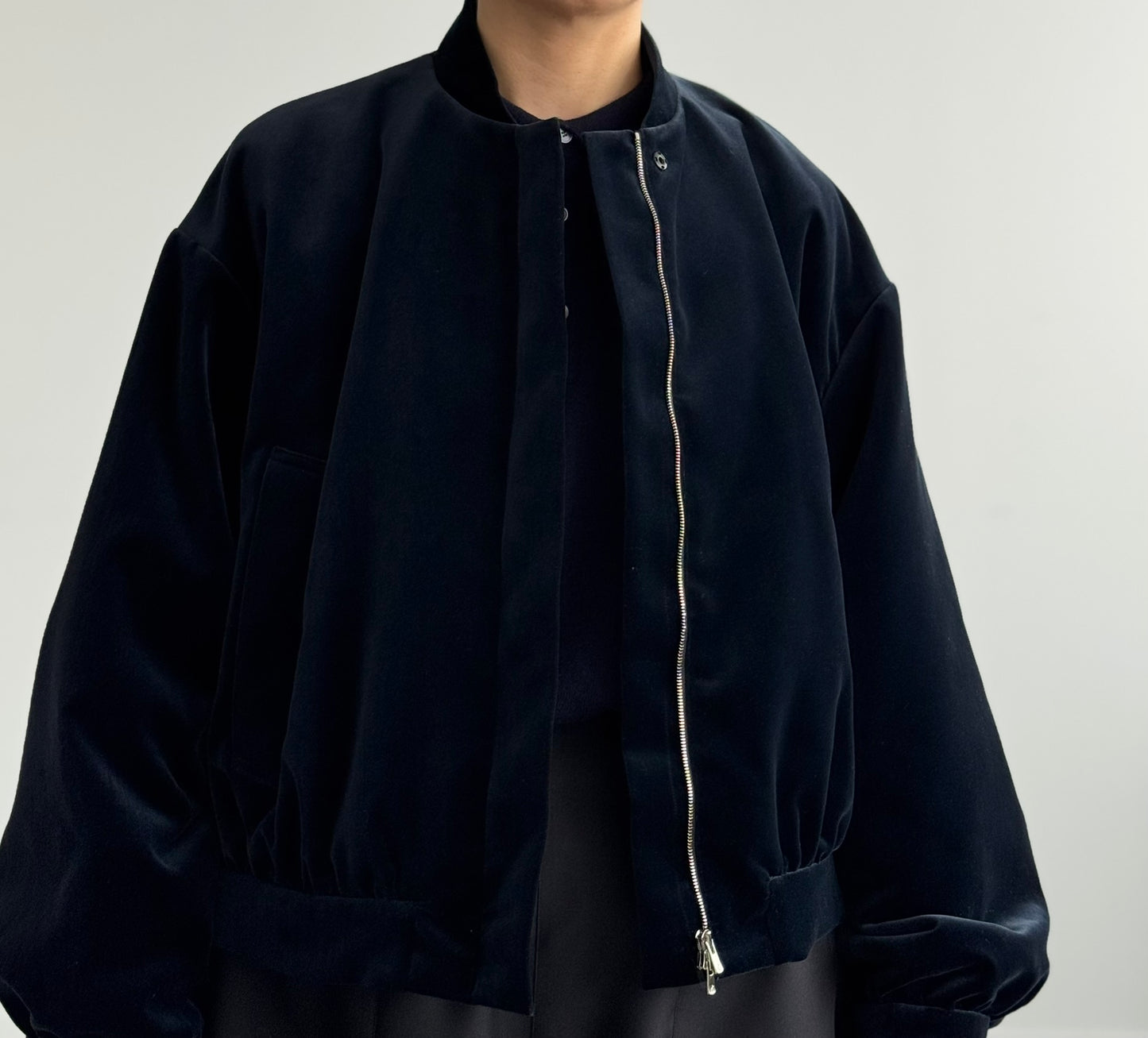 VELVET PADDED BLOUSON