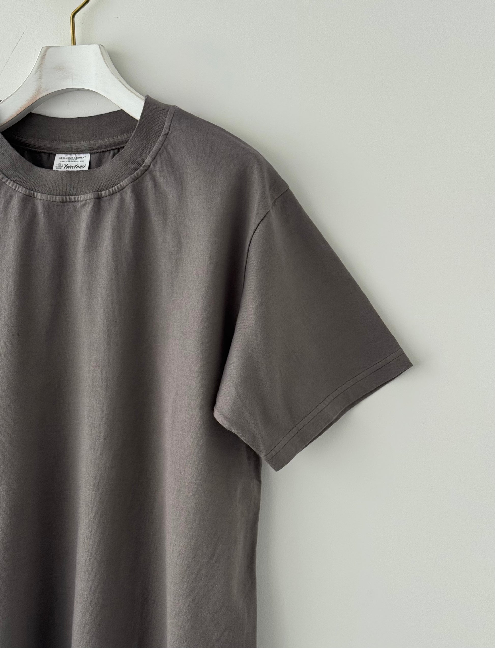 NEW BASIC GARMENT DYED T-SHIRT Yonetomi 米富繊維　Tシャツ　通販　取扱店