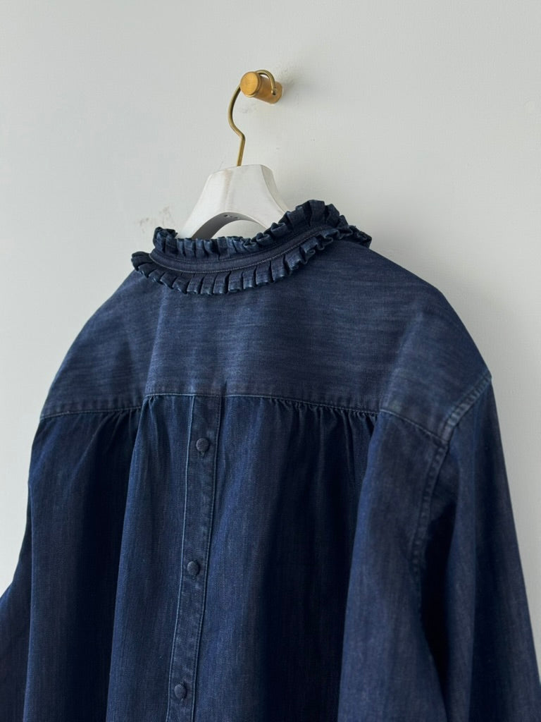 タックカラーシャツ