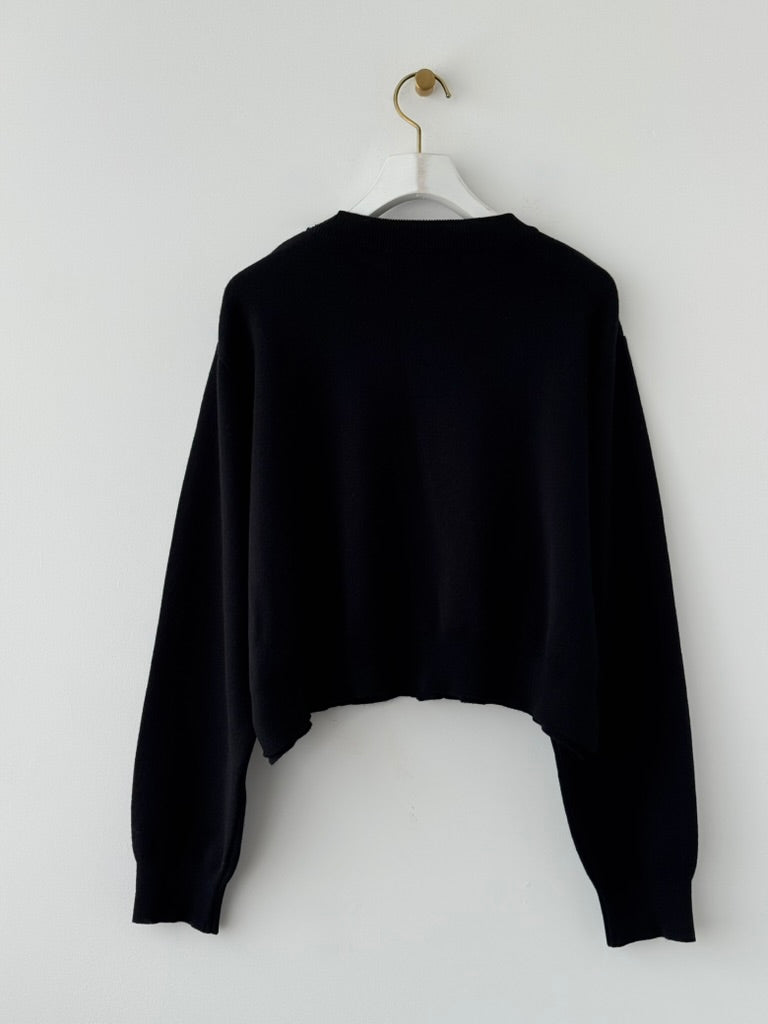 fondant ニットショートカーディガン　Porter des boutons ポルテデブトン　通販　取扱店