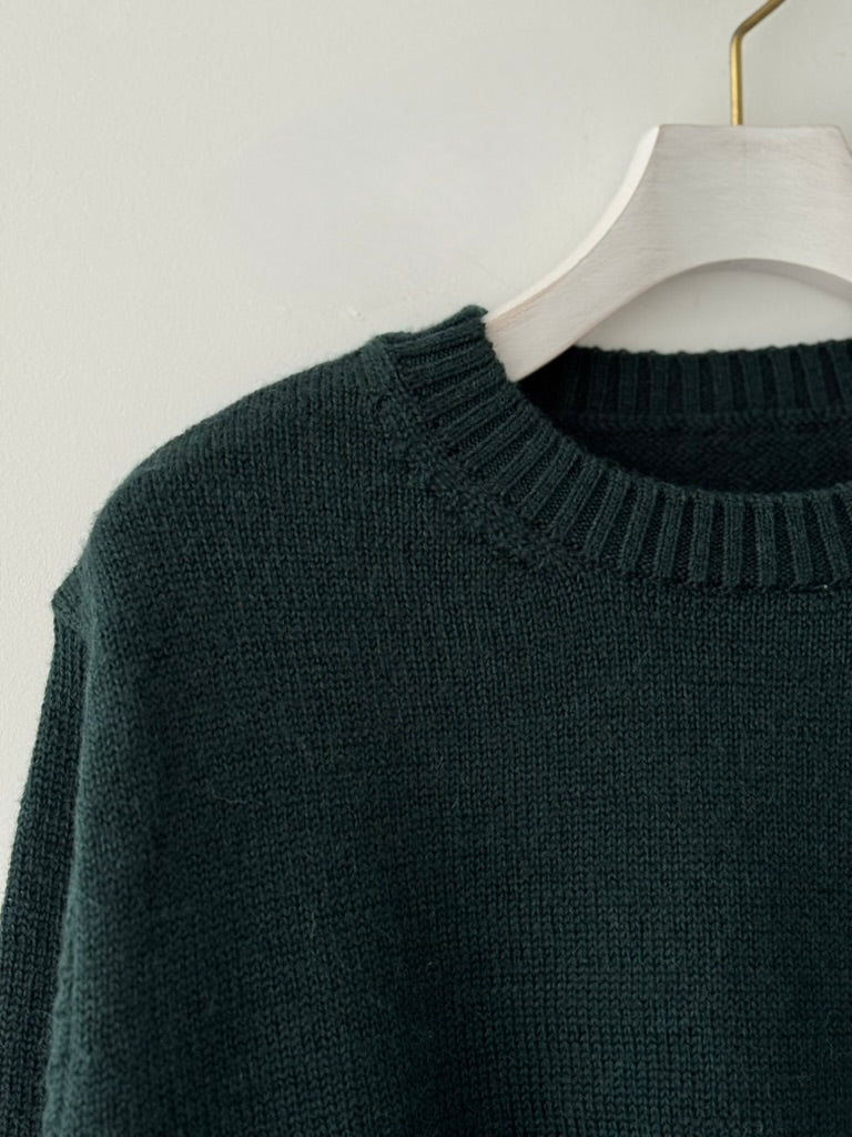 【DEADSTOCK YARN】Yonetomi SHETLAND WOOL SWEATER　通販　取扱店