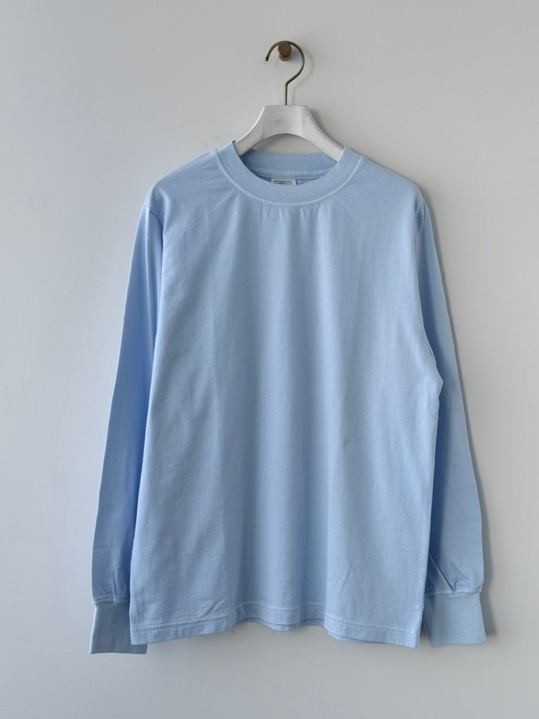 GARMENT DYED SOLID T-SHIRT (LONG SLEEVE) Yonetomi 米富繊維　長袖Tシャツ　通販　取扱店