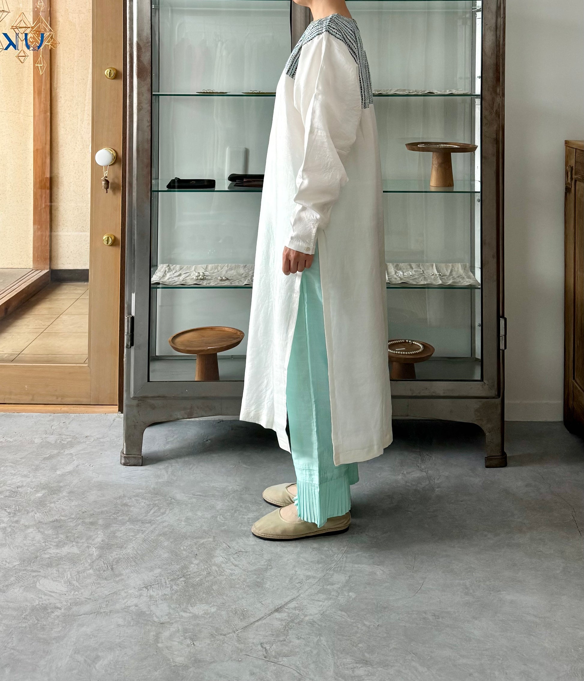 Kantha Slit Dress BUNON ブノン 通販 取扱店 – UKÉ_midori Kantha Slit Dress BUNON ブノン 通販 取扱店 – UKÉ_midori