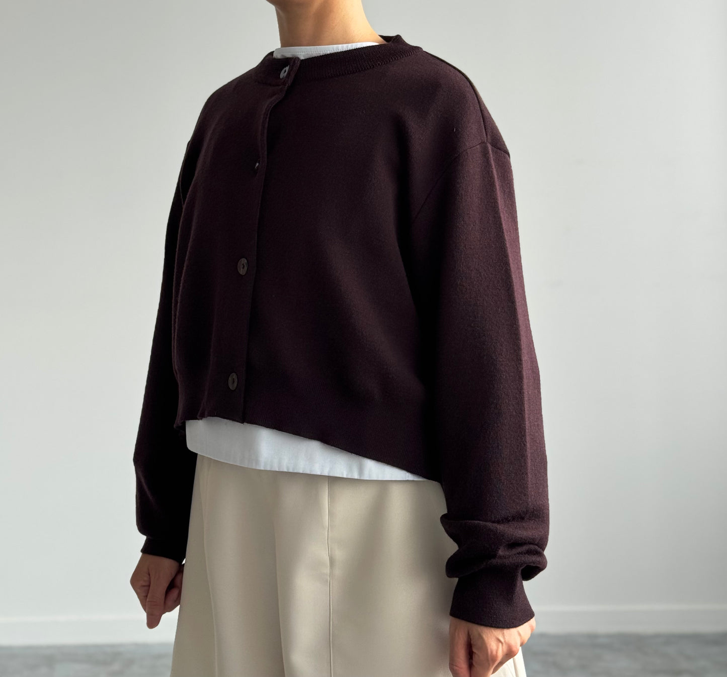 fondant ニットショートカーディガン　Porter des boutons ポルテデブトン　通販　取扱店