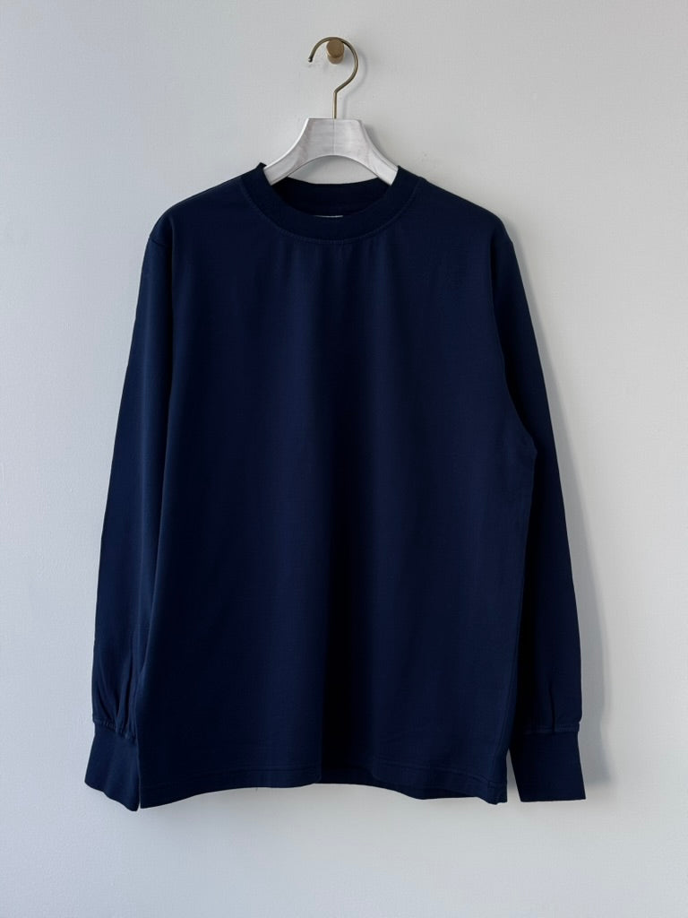 GARMENT DYED SOLID T-SHIRT (LONG SLEEVE) Yonetomi 米富繊維　長袖Tシャツ　通販　取扱店