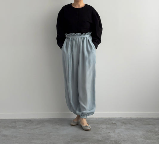 ATTACHMENT PANTS  (CUPRA) アタッチメントパンツ TENNE HANDCRAFTED MODERN　通販　取扱店　light blue 着画