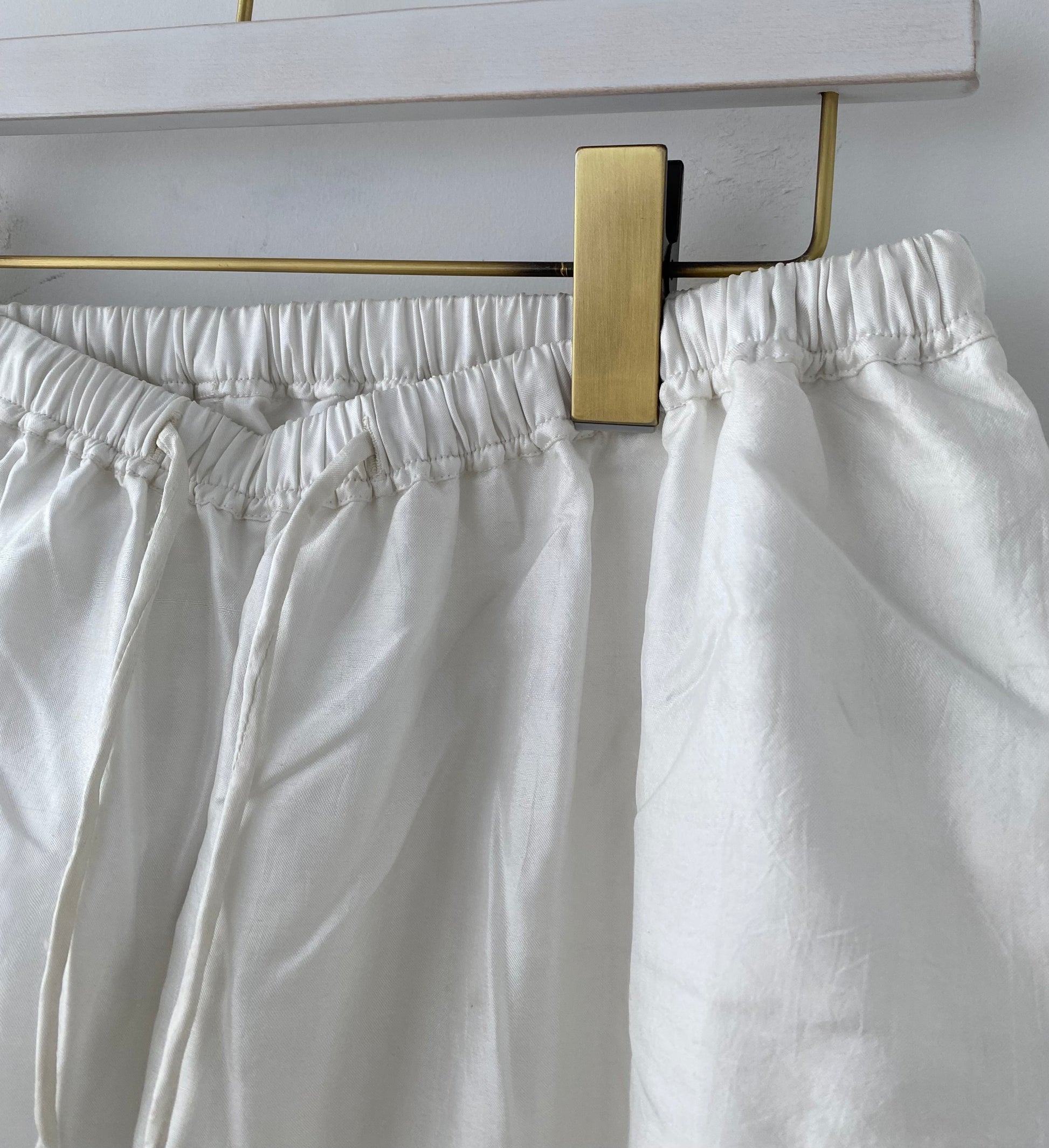 Khadi Silk Hem Tuck Pants　BUNON 通販