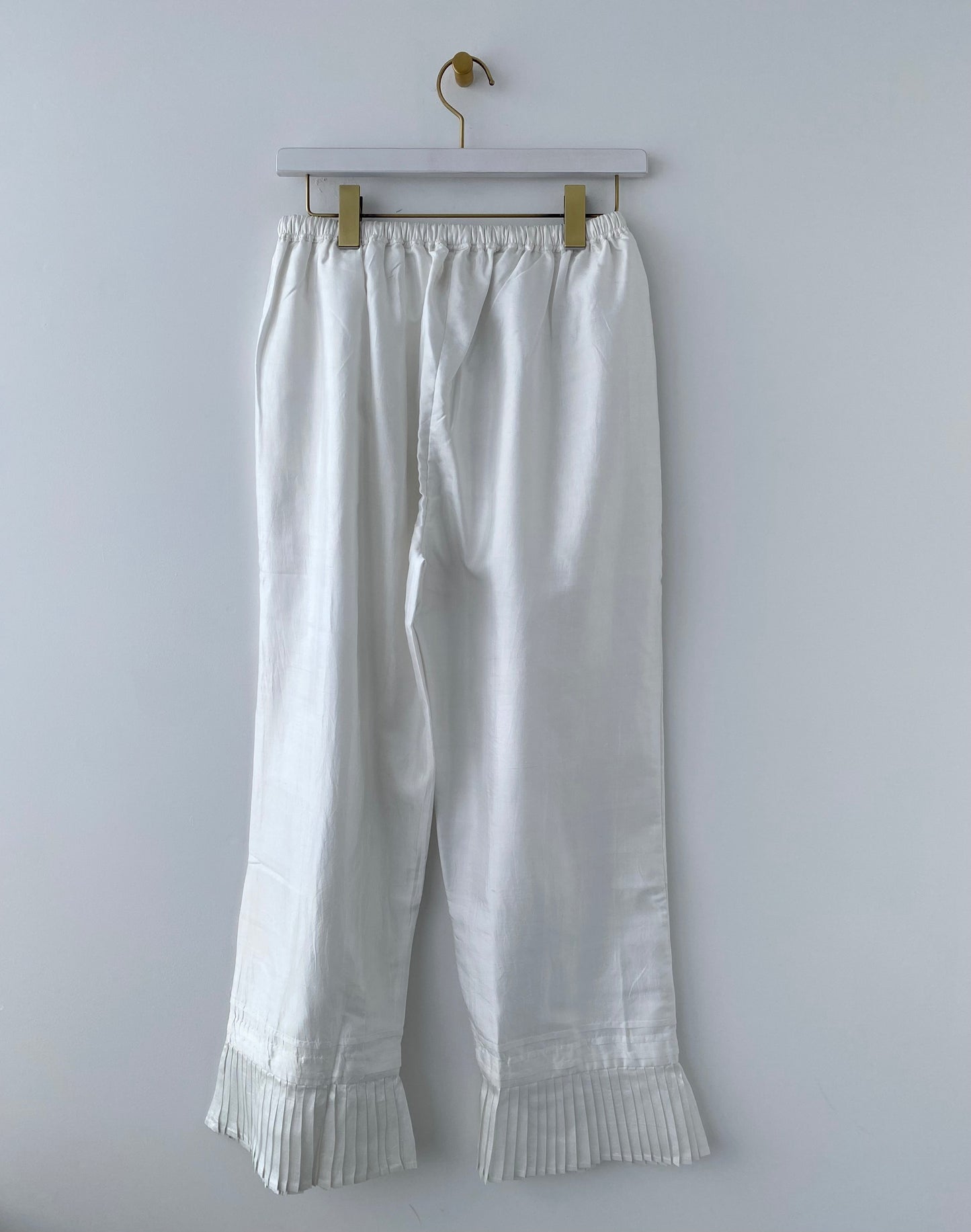 Khadi Silk Hem Tuck Pants　BUNON 通販