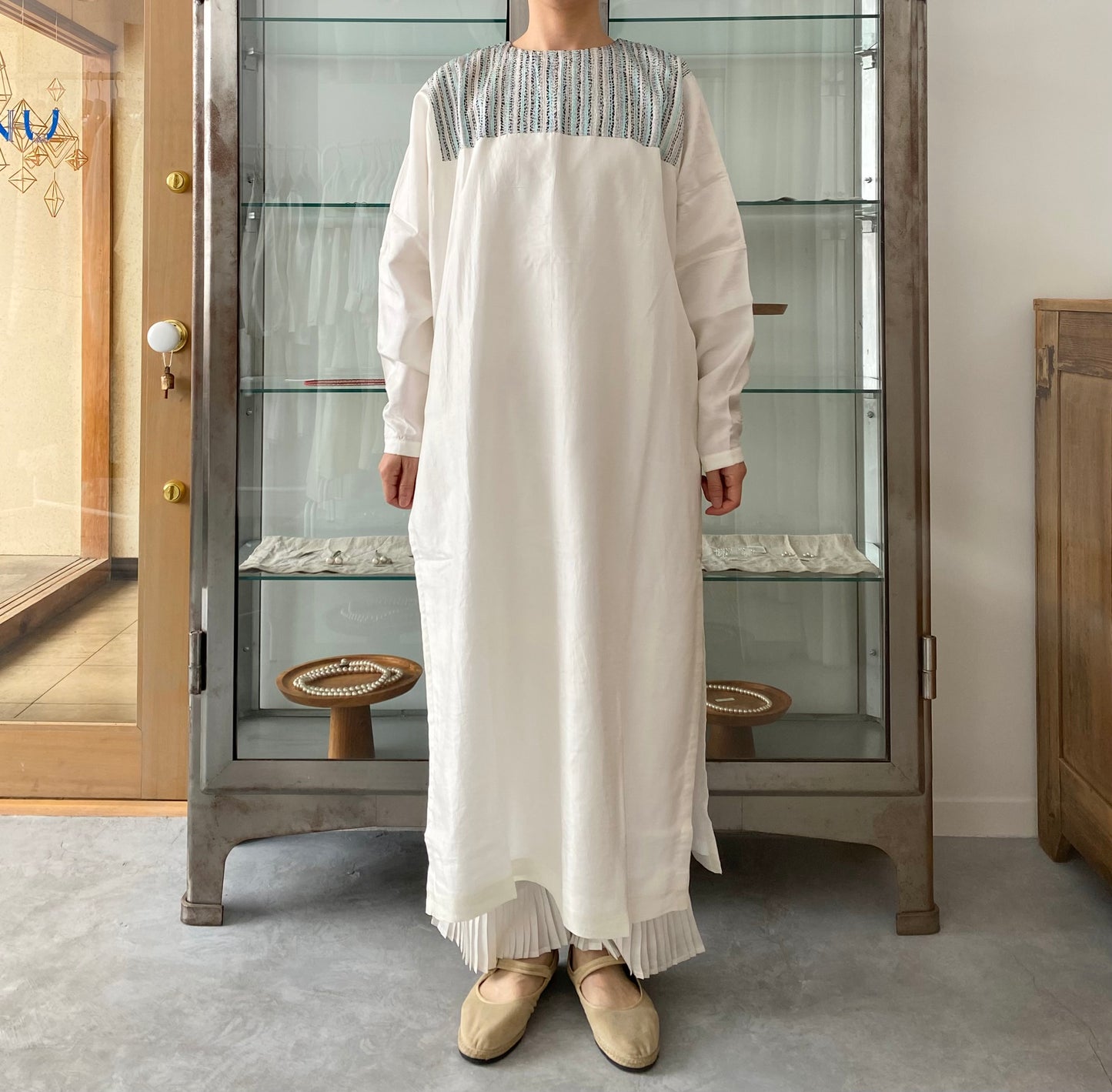 bunon Khadi Silk Onepiece - ロングワンピース