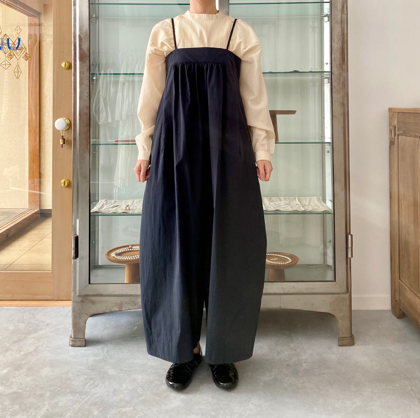 Pintuck Long Blouse　BUNON  ブノン　コットンシルクブラウス　通販