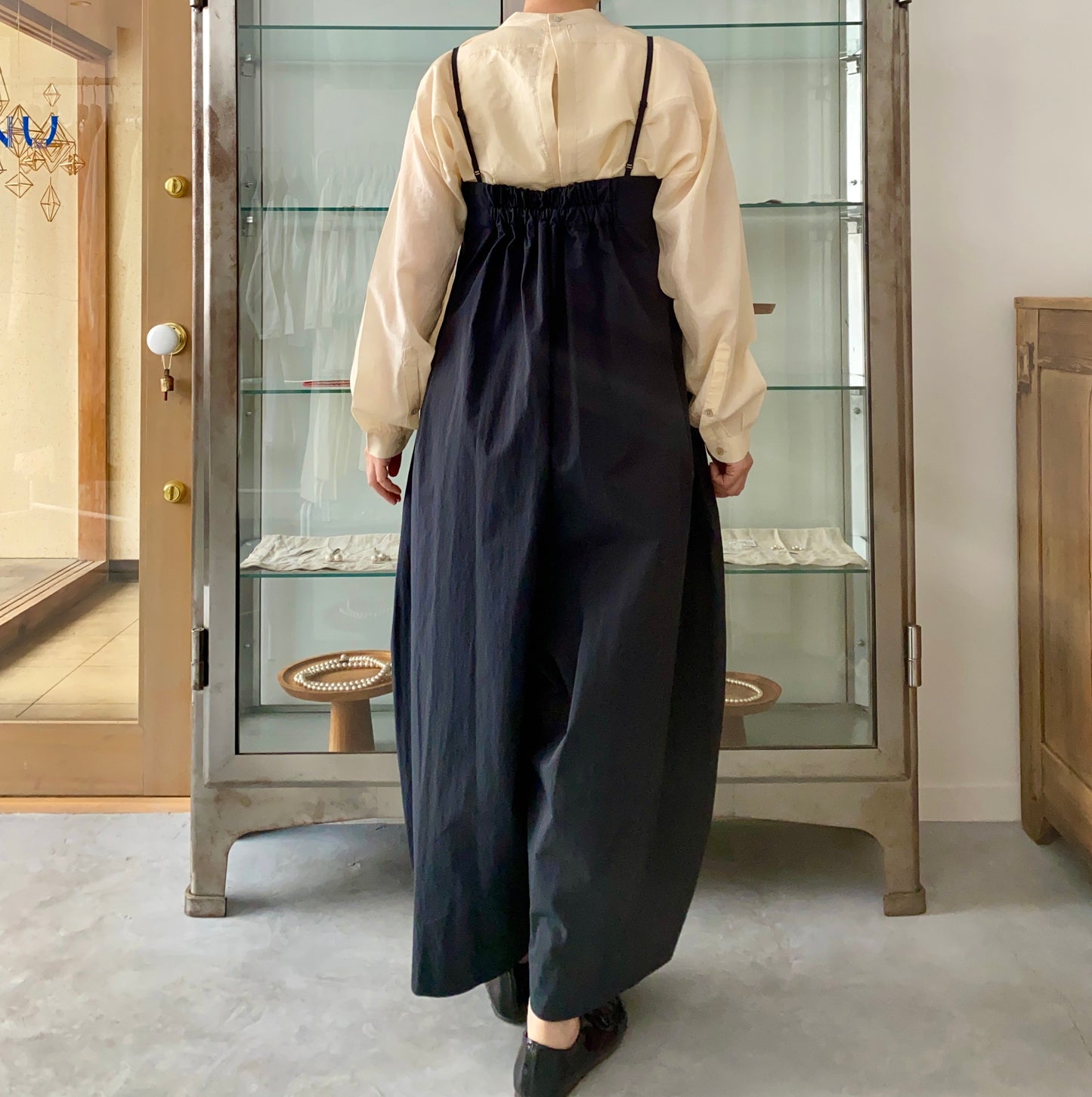 Pintuck Long Blouse　BUNON  ブノン　コットンシルクブラウス　通販