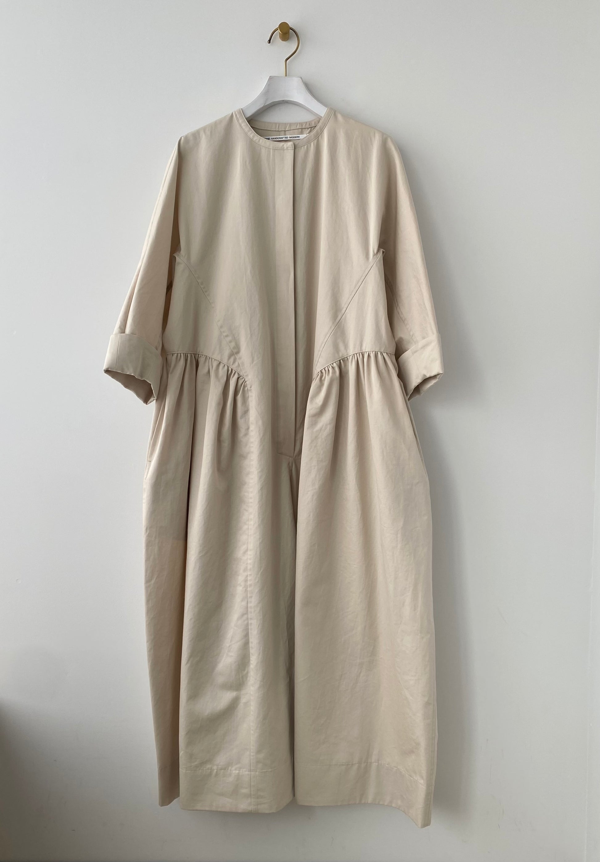 Side gather all-in-one　（Cotton  / Pink beige ) TENNE HANDCRAFTED MODERN オールインワン　通販